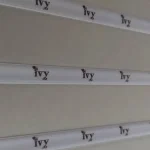 روبان ساتن ۱۴ میلی متری با چاپ قهوه ای evy