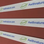 روبان کبریتی سفید با چاپ دورنگ برای طبیعت