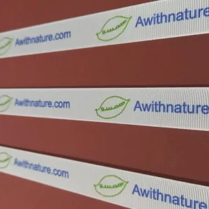 روبان کبریتی سفید با چاپ دورنگ برای طبیعت