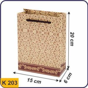 ساک طرح دار برگ های قرمز ریز سایز 6×15×20