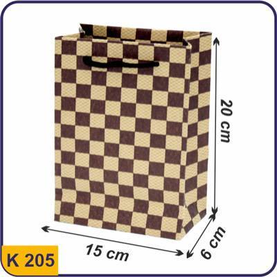 205 ساک طرح دار شطرنجی سایز 6×15×20