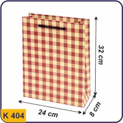 404 ساک طرح دار چهارخونه قرمز مربعی سایز 8×24×32