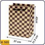 ساک طرح دار شطرنجی سایز 11.5×31×42