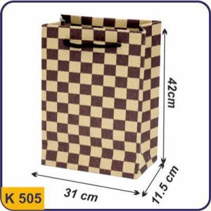 ساک طرح دار شطرنجی سایز 11.5×31×42