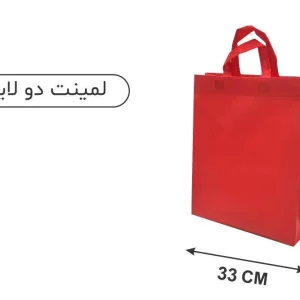 ساک قرمز تمام پاکت لمینتی 10×37×33