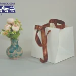 روبان قهوه ای با چاپ زرد ۲ روزه