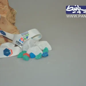 روبان‌ سفید با چاپ ۴رنگ فوری برای بند‌