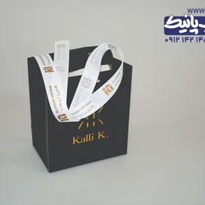 روبان کبریتی سفید ۲ سانتی با چاپ طلاکوب