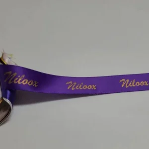 روبان بنفش با چاپ wilson