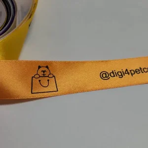 روبان نارنجی با چاپ دیجی ۴