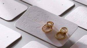 چاپ کارت نگه دارنده جواهرات