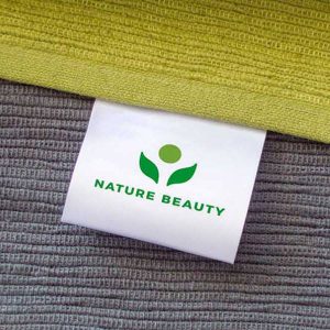 مارک پارچه ای ساتن nature