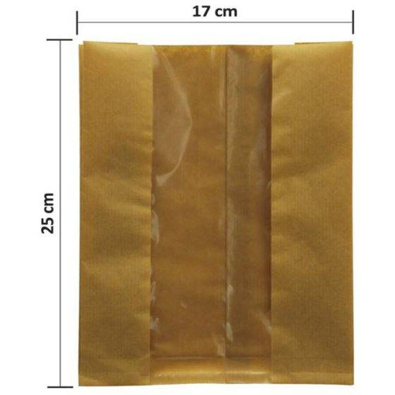 10-560x560 پاکت کرافت جلو پنجره عمودی 25×17 بسته 100 عددی