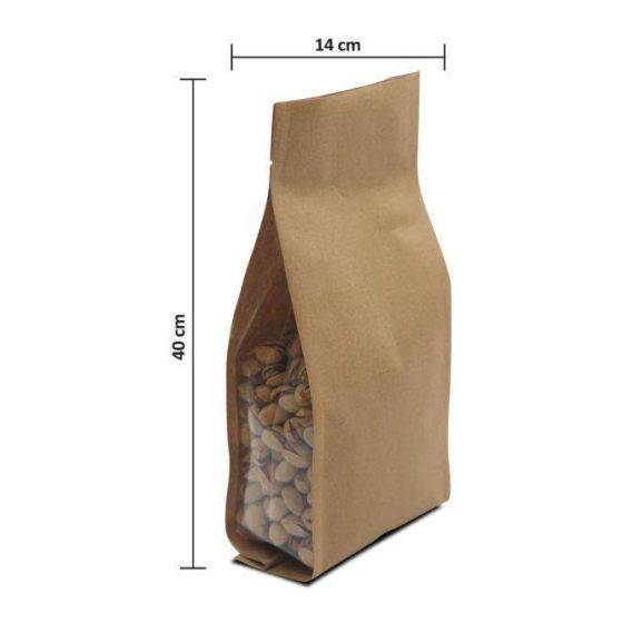 18-560x560 پاکت کرافت بغل پنجره دار سایز 40×14 بسته 100 عددی