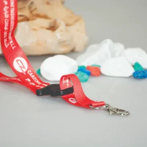 بند گردن آویز دوقفله قرمز