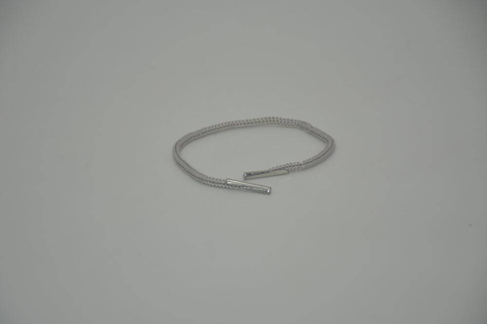 8 بند ساده ساک دستی رنگ نقره ای30 سانتی متری