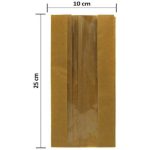 پاکت کرافت جلو پنجره عمودی 25×10 بسته 100 عددی