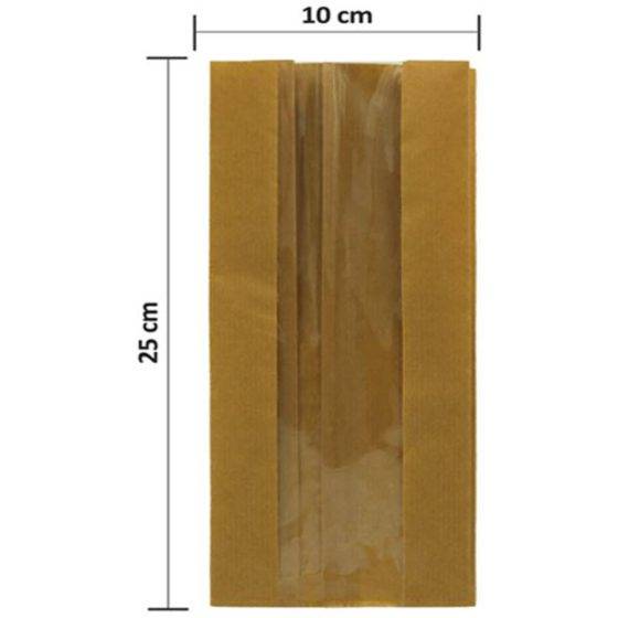 9-560x560 پاکت کرافت جلو پنجره عمودی 25×10 بسته 100 عددی