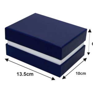 جعبه هاردباکس 3 تیکه سرمه ای سایز 6.5×10×13.5