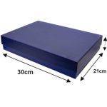 جعبه هاردباکس سرمه ای سایز 4×21×30