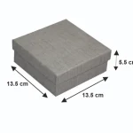 جعبه هاردباکس طوسی سایز 5.5×13.5×13.5