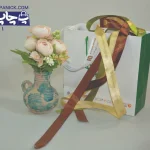 روبان طلایی با چاپ طلایی مزونی