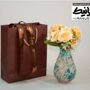 بگ اختصاصی با چاپ قهوه ای تن پلات