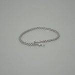 بند پیچ ساک دستی رنگ نقره ای 30 سانتی متری