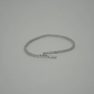 بند پیچ ساک دستی رنگ نقره ای 30 سانتی متری