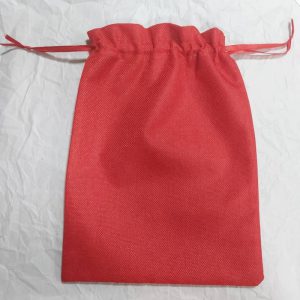 کیسه پارچه ای کنفی قرمز ۲۴ در ۳۰