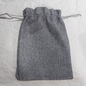 کیسه پارچه ای کنفی طوسی ۲۴ در ۳۰