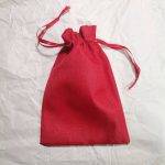 کیسه پارچه ای کنفی قرمز ۱۹ در ۲۶