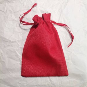 کیسه پارچه ای کنفی قرمز ۱۹ در ۲۶