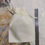 کیسه پارچه ای کنفی کرم ۱۹ در ۲۶