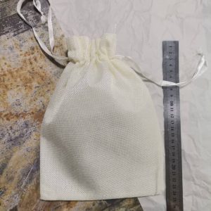 کیسه پارچه ای کنفی کرم ۱۹ در ۲۶