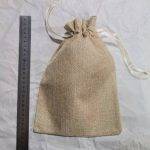 کیسه پارچه ای کنفی خاکی روشن ۱۹ در ۲۶