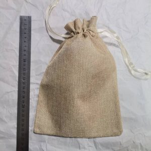 کیسه پارچه ای کنفی خاکی روشن ۱۹ در ۲۶