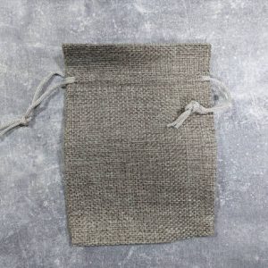 کیسه پارچه ای کنفی طوسی ۱۰ در ۱۳