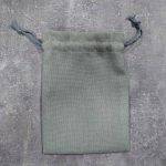 کیسه پارچه ای کنفی طوسی ۱۲ در ۱۶