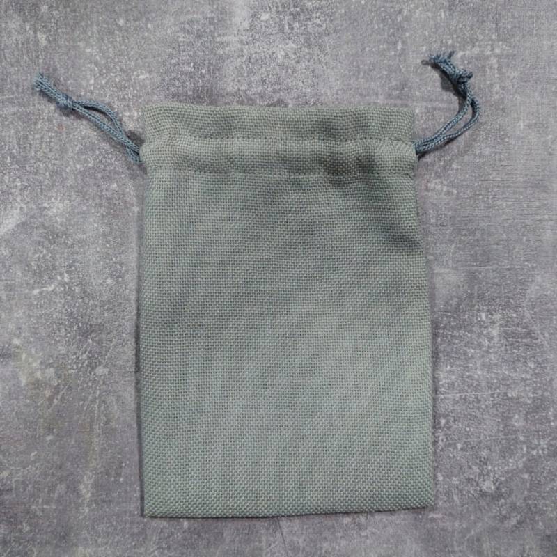 kanafi 27 کیسه پارچه ای کنفی طوسی ۱۲ در ۱۶