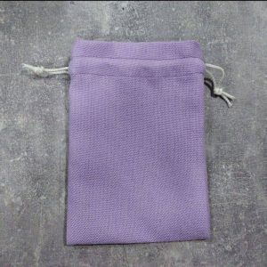 کیسه پارچه ای کنفی بنفش ۱۲ در ۱۶