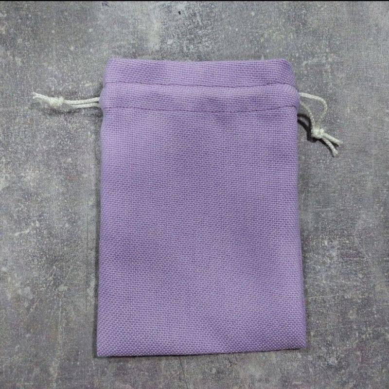 kanafi 28 کیسه پارچه ای کنفی بنفش ۱۲ در ۱۶