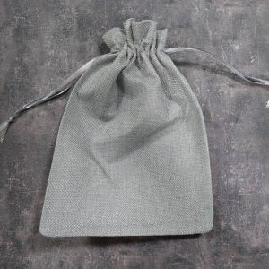 کیسه پارچه ای کنفی طوسی روشن ۱۹ در ۲۶