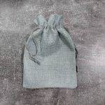 کیسه پارچه ای کنفی طوسی روشن ۱۰ در ۱۳