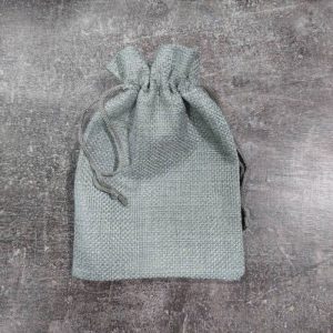 کیسه پارچه ای کنفی طوسی روشن ۱۰ در ۱۳