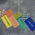 گیفت تگ رنگی سایز 8×4 سانتی متر