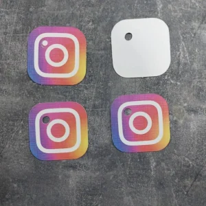 تگ اینستاگرام سایز 5×5 سانتی متر بسته 50 عددی