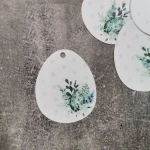 تگ تخم مرغی سایز 7×5 سانتی متر بسته 50 عددی