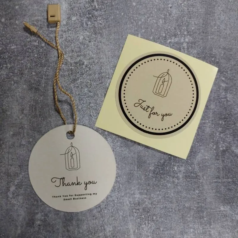 kart-tashakor025 ست بسته بندی شمع قطر 5 سانتی متر بسته 50 عددی