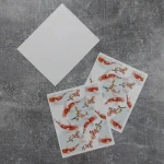 کارت حوض ماهی عیدانه سایز 6×5 سانتی متر بسته 50 عددی